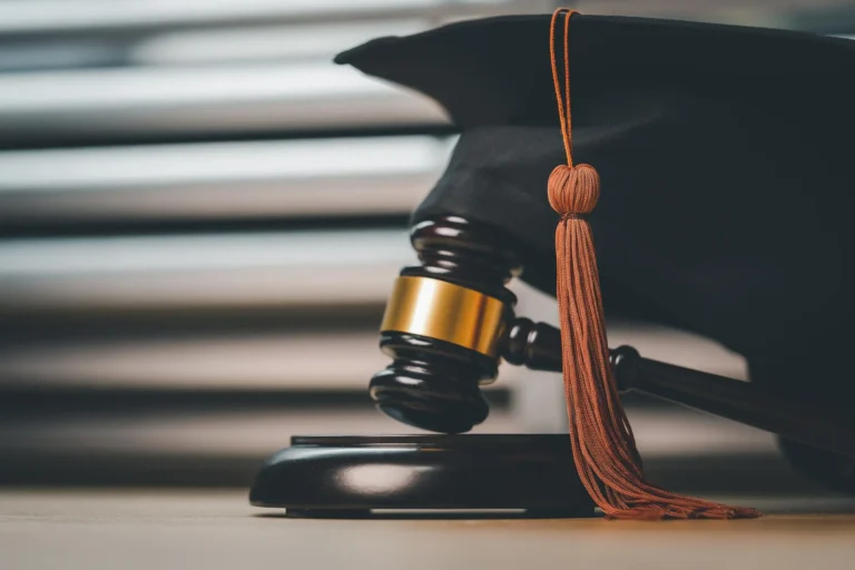 black-graduation-hat-gavel-concept-graduate-online-learning-study-international